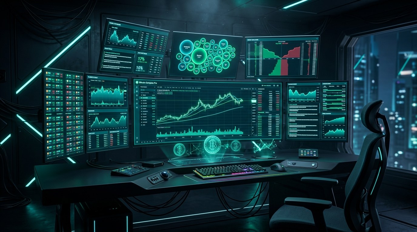 Лучшие скринеры и терминалы криптовалют 2026: Сравнение TradingView, CoinMarketCap, CryptoBubbles и Bitcoin Compass Pro