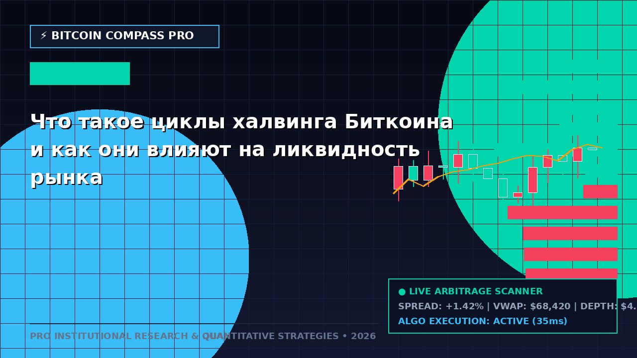 Что такое циклы халвинга Биткоина и как они влияют на ликвидность рынка