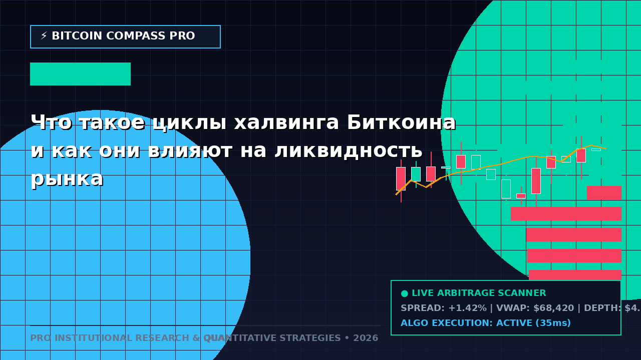Что такое циклы халвинга Биткоина и как они влияют на ликвидность рынка
