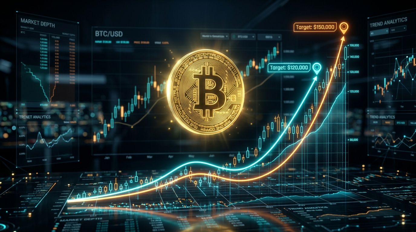 Прогноз цены Bitcoin 2025–2026: До какой отметки вырастет BTC после халвинга и притока ETF