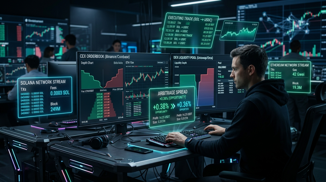 CEX vs DEX Арбитраж без иллюзий: Как забирать 1.5–3% со спреда за секунды до того, как маркетмейкеры всё схлопнут