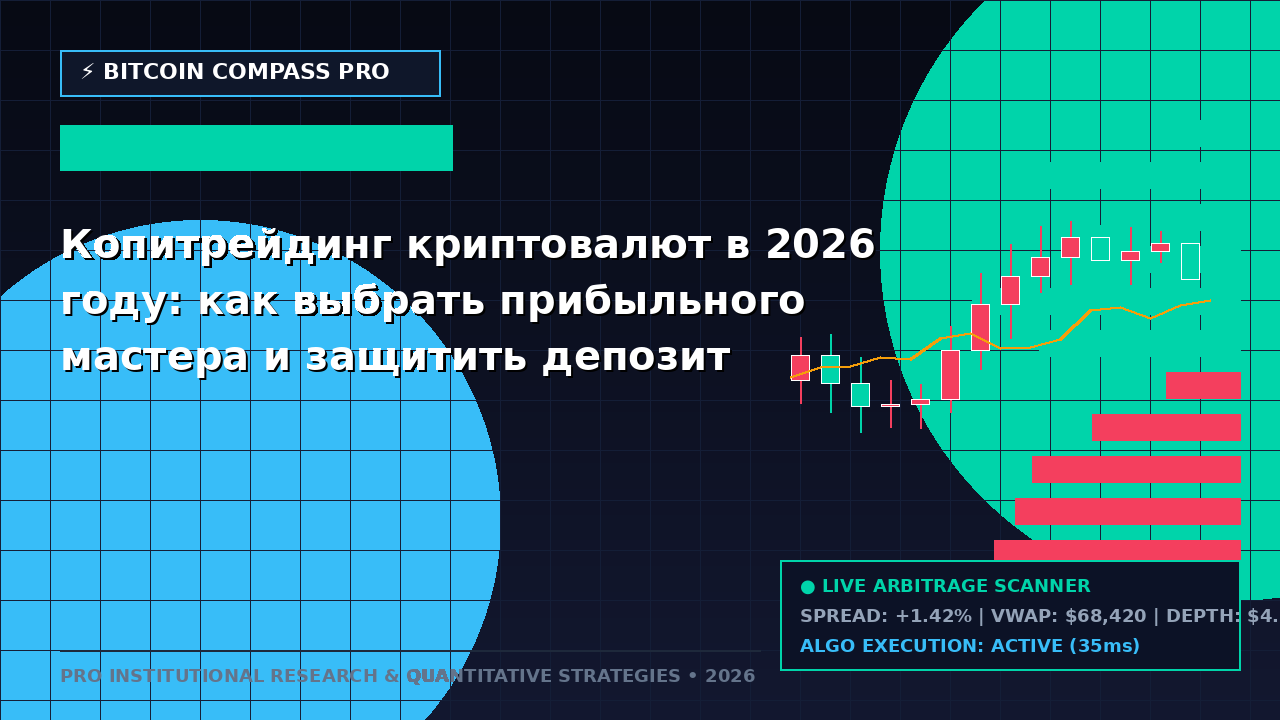 Копитрейдинг криптовалют в 2026 году: как выбрать прибыльного мастера и защитить депозит