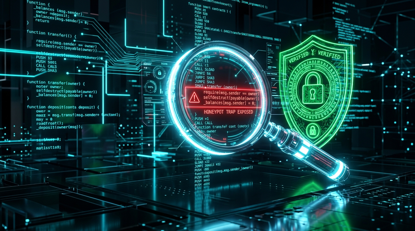Ончейн-аудит смарт-контрактов 2026: Как за 2 минуты выявить HoneyPot, скрытые комиссии и ловушки создателей токенов