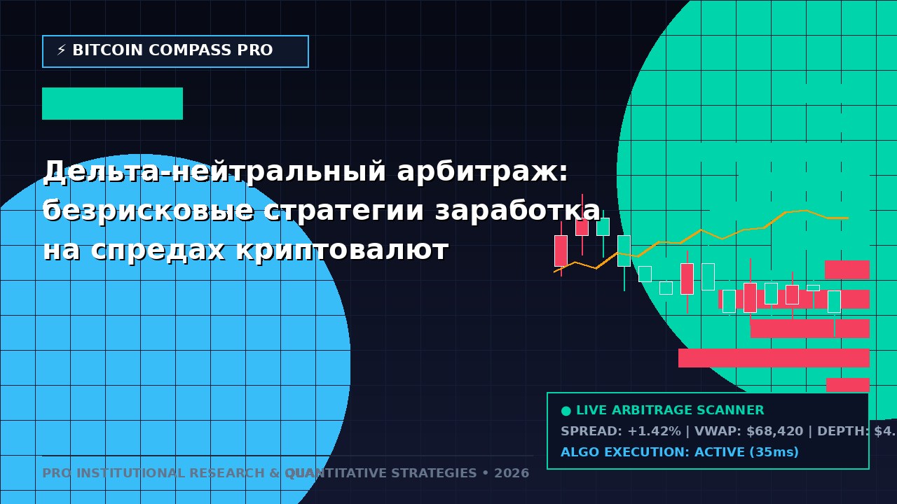 Дельта-нейтральный арбитраж: безрисковые стратегии заработка на спредах криптовалют