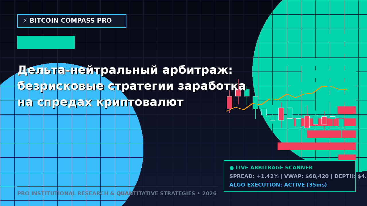 Дельта-нейтральный арбитраж: безрисковые стратегии заработка на спредах криптовалют