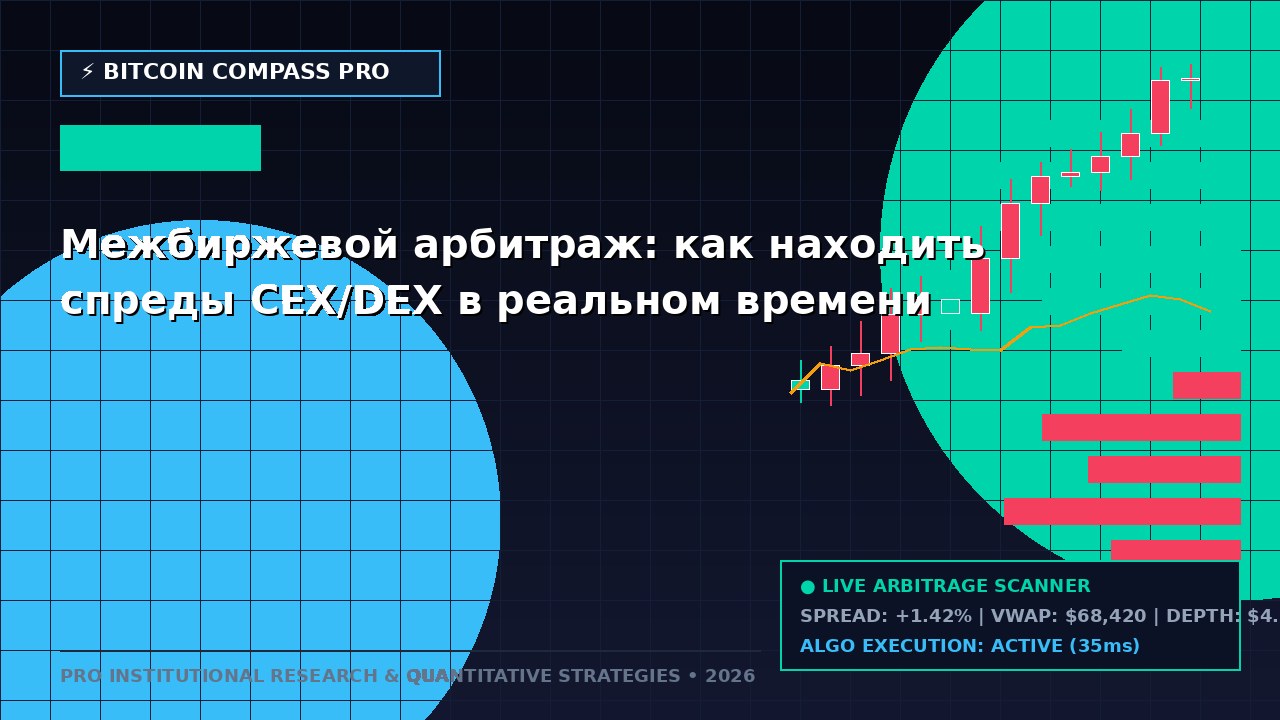 Межбиржевой арбитраж: как находить спреды CEX/DEX в реальном времени