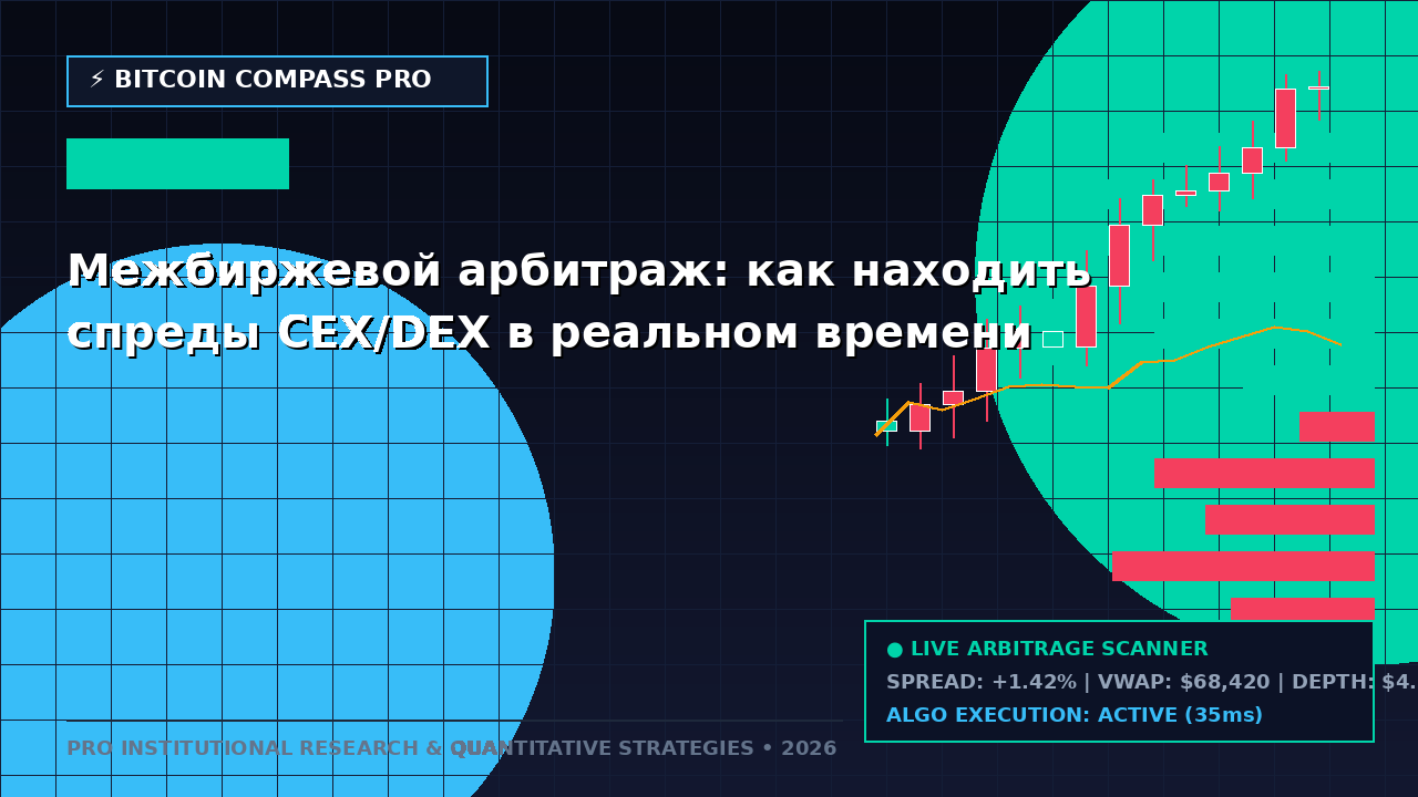 Межбиржевой арбитраж: как находить спреды CEX/DEX в реальном времени