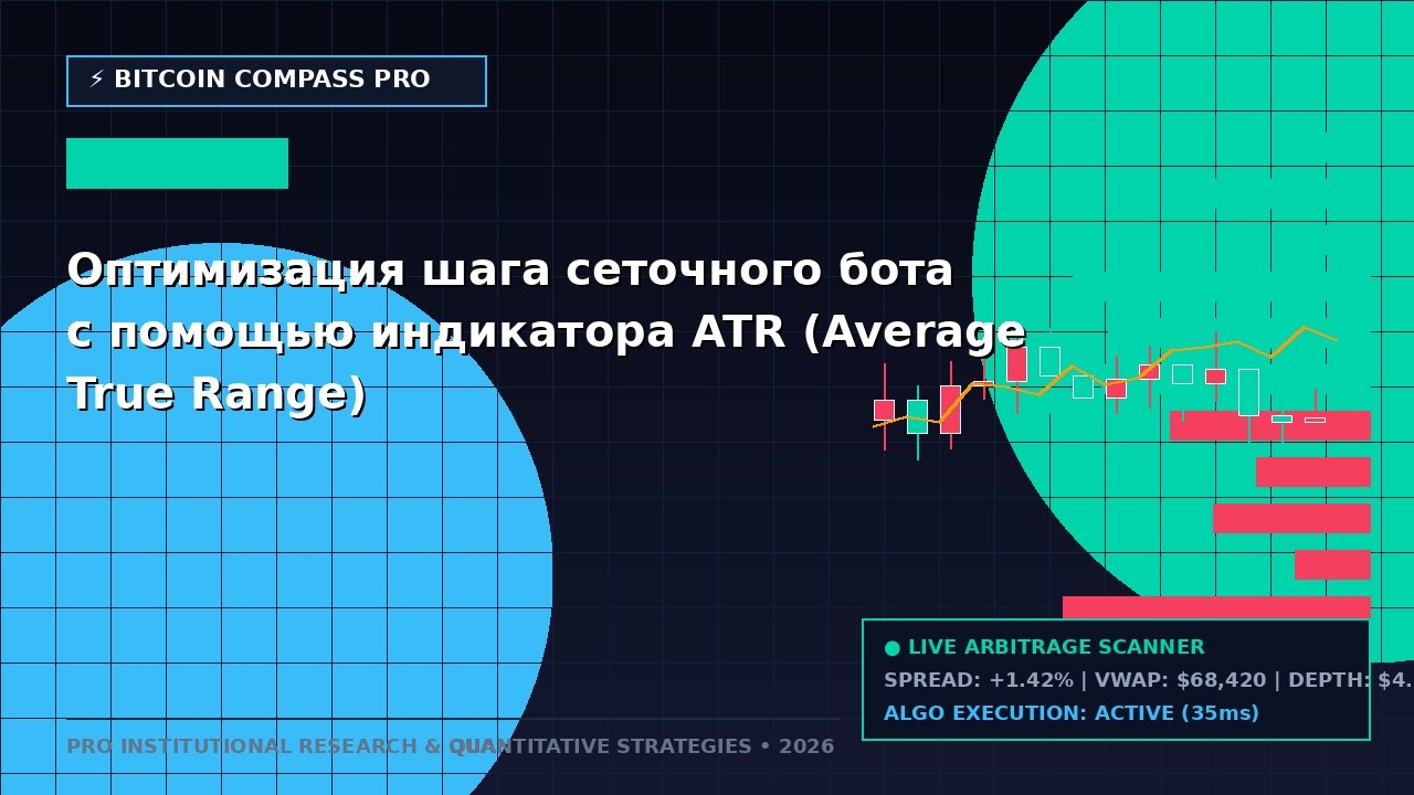 Оптимизация шага сеточного бота с помощью индикатора ATR (Average True Range)