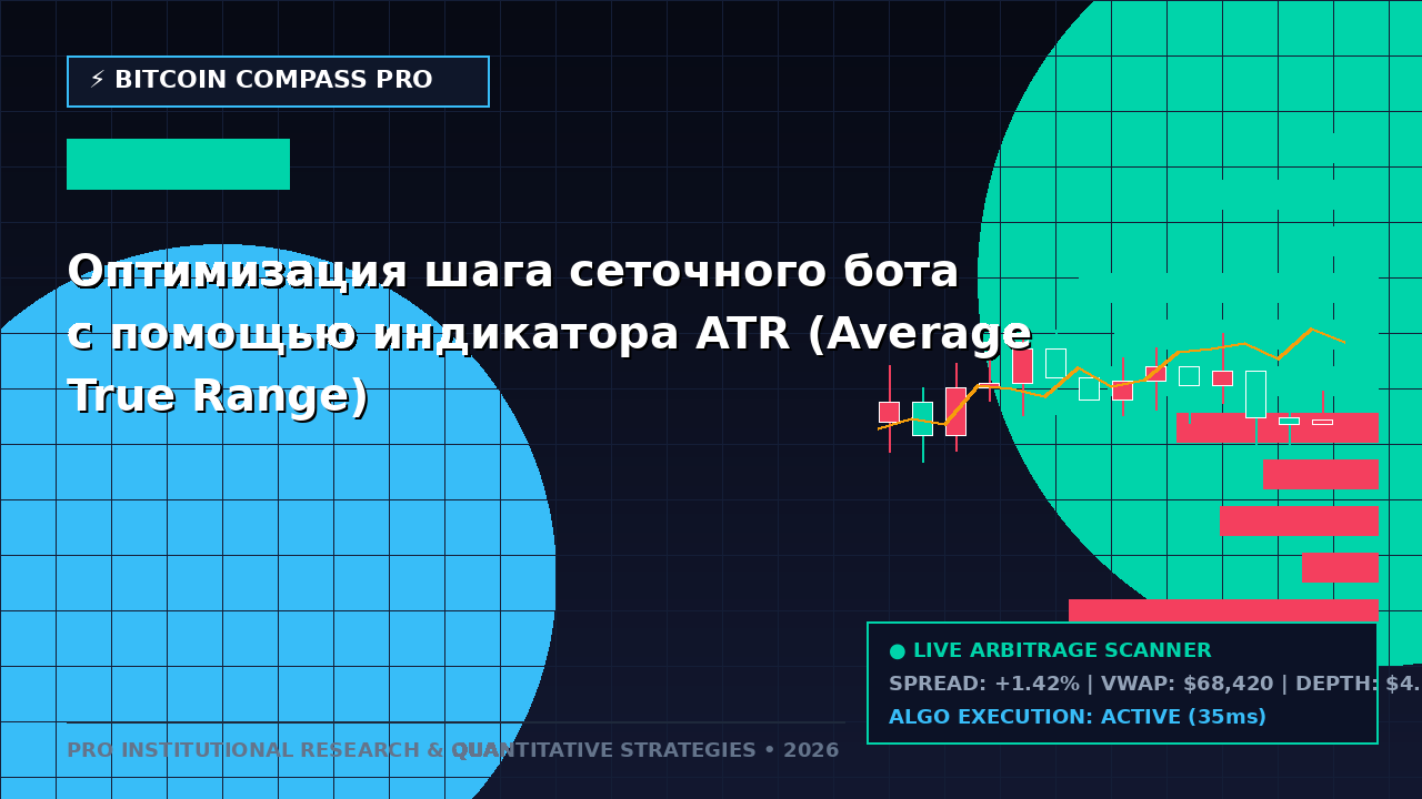 Оптимизация шага сеточного бота с помощью индикатора ATR (Average True Range)