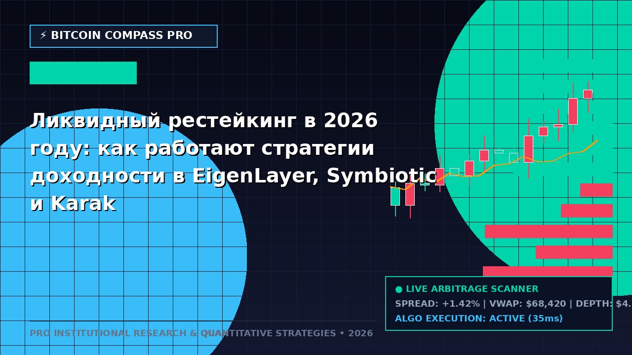 Ликвидный рестейкинг в 2026 году: как работают стратегии доходности в EigenLayer, Symbiotic и Karak