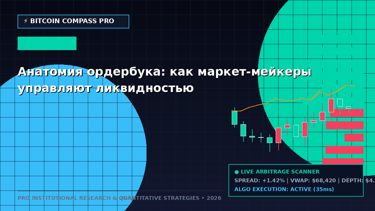 Анатомия ордербука: как маркет-мейкеры управляют ликвидностью
