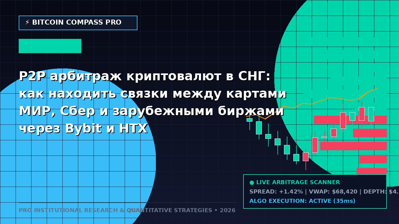 P2P арбитраж криптовалют в СНГ: как находить связки между картами МИР, Сбер и зарубежными биржами через Bybit и HTX