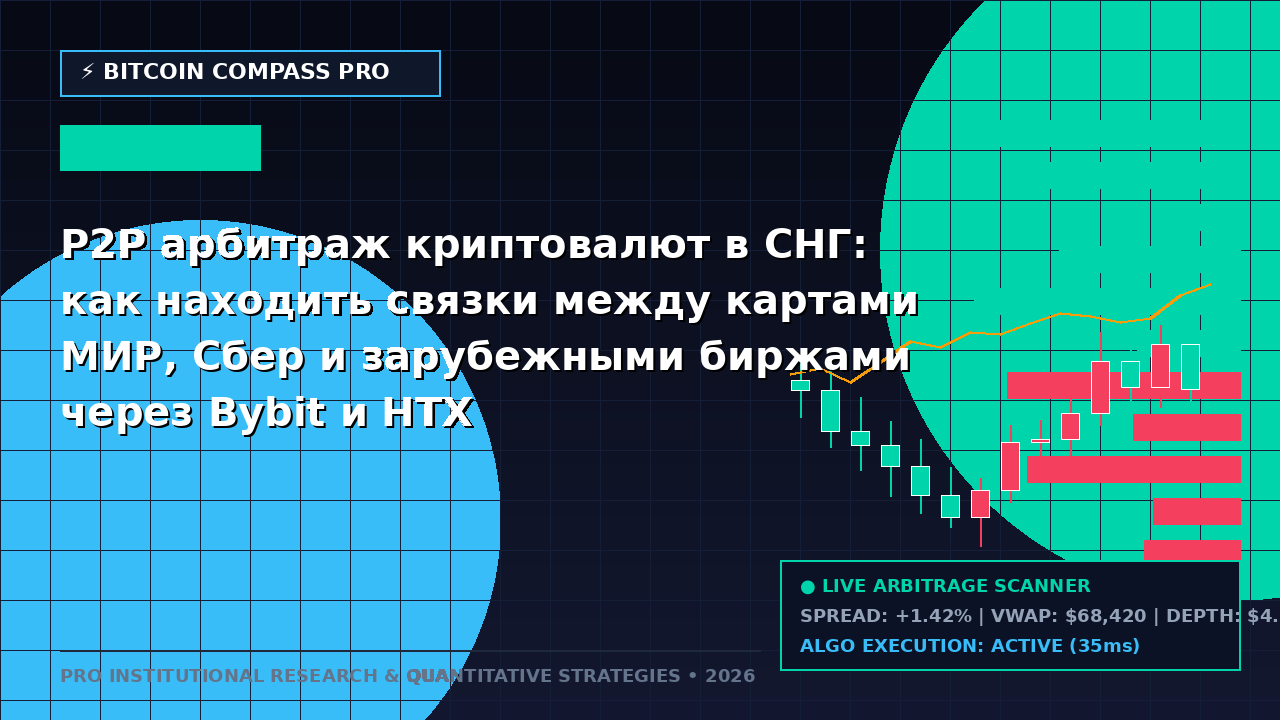 P2P арбитраж криптовалют в СНГ: как находить связки между картами МИР, Сбер и зарубежными биржами через Bybit и HTX