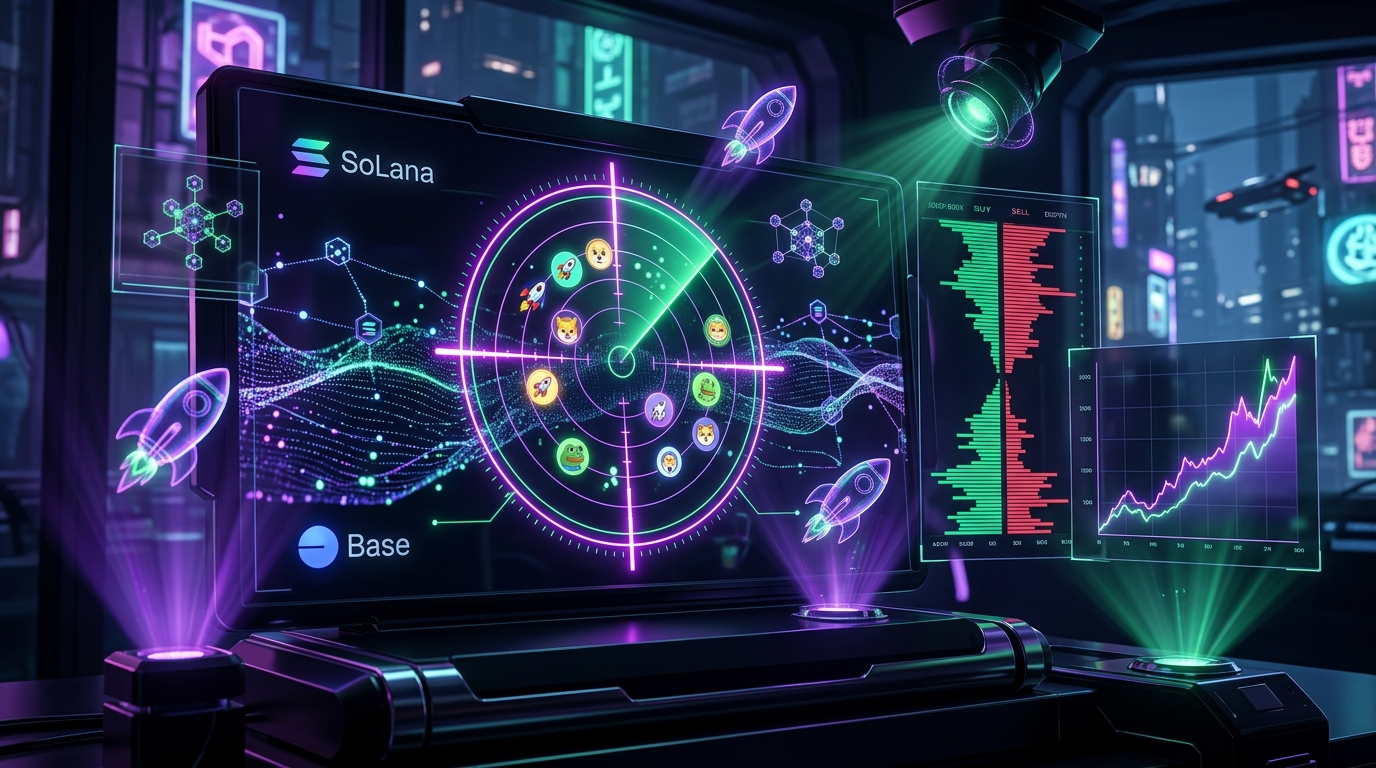 Снайпинг мемкоинов на Solana и Base 2026: Как находить 100x токены до пампа через ончейн-скринеры и боты