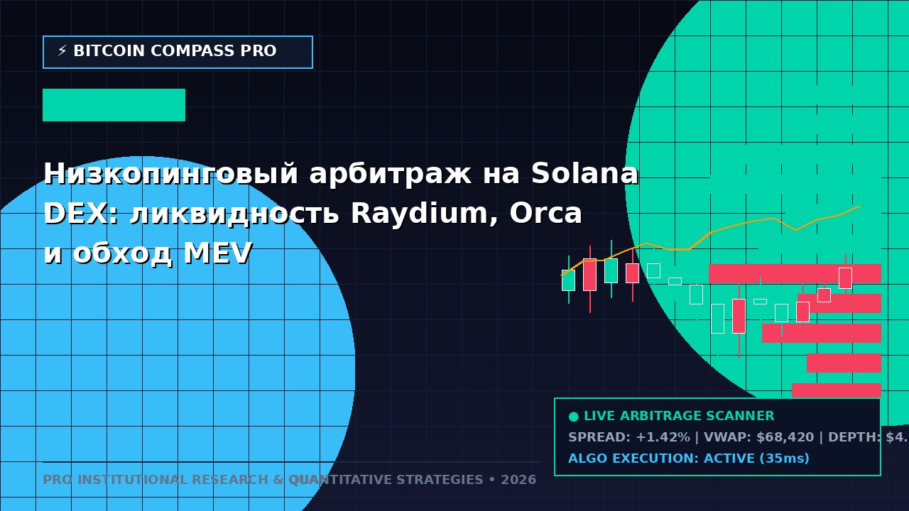 Низкопинговый арбитраж на Solana DEX: ликвидность Raydium, Orca и обход MEV