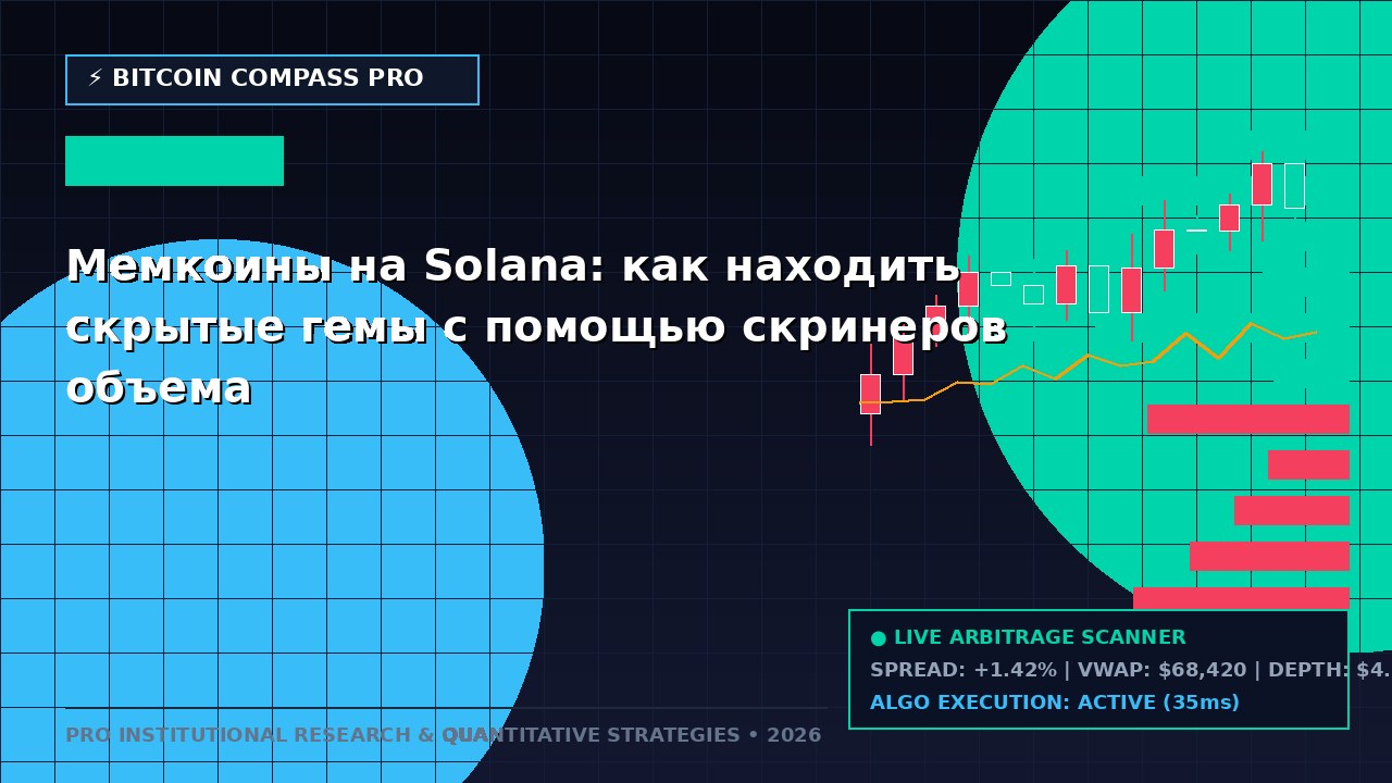 Мемкоины на Solana: как находить скрытые гемы с помощью скринеров объема