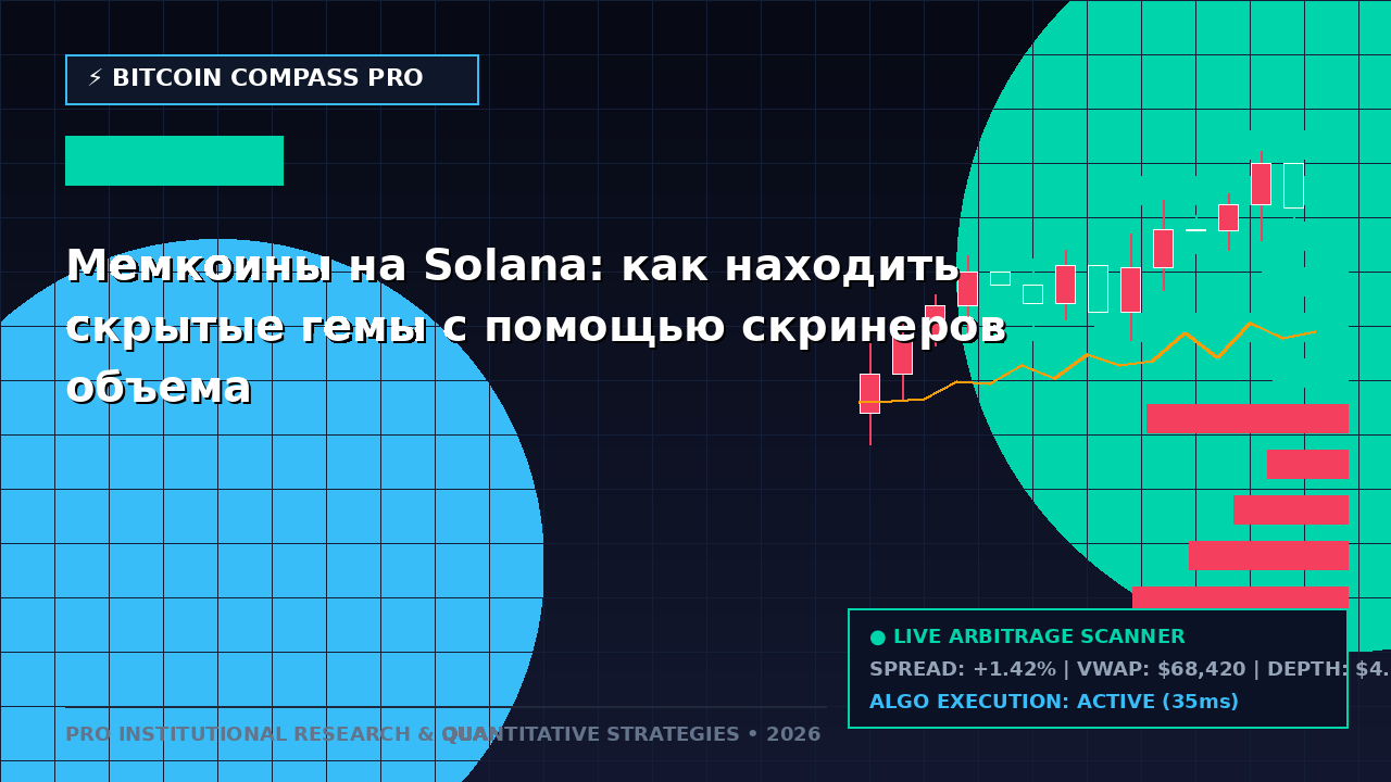 Мемкоины на Solana: как находить скрытые гемы с помощью скринеров объема