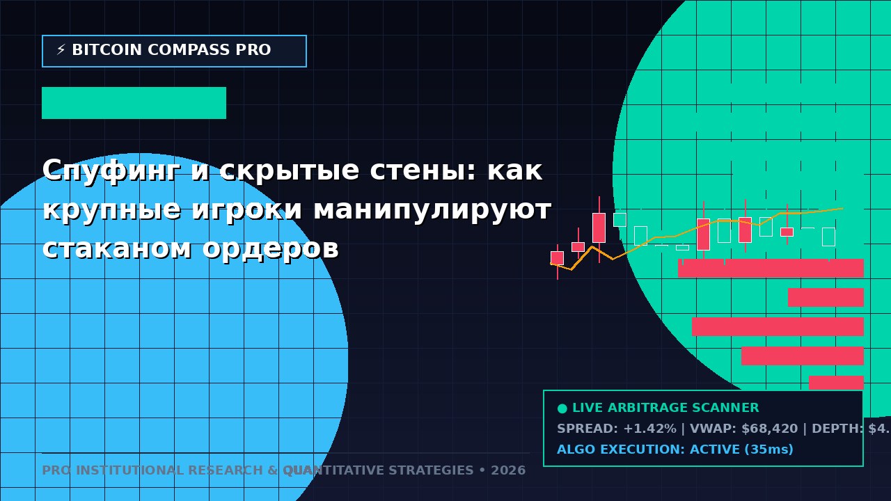 Спуфинг и скрытые стены: как крупные игроки манипулируют стаканом ордеров
